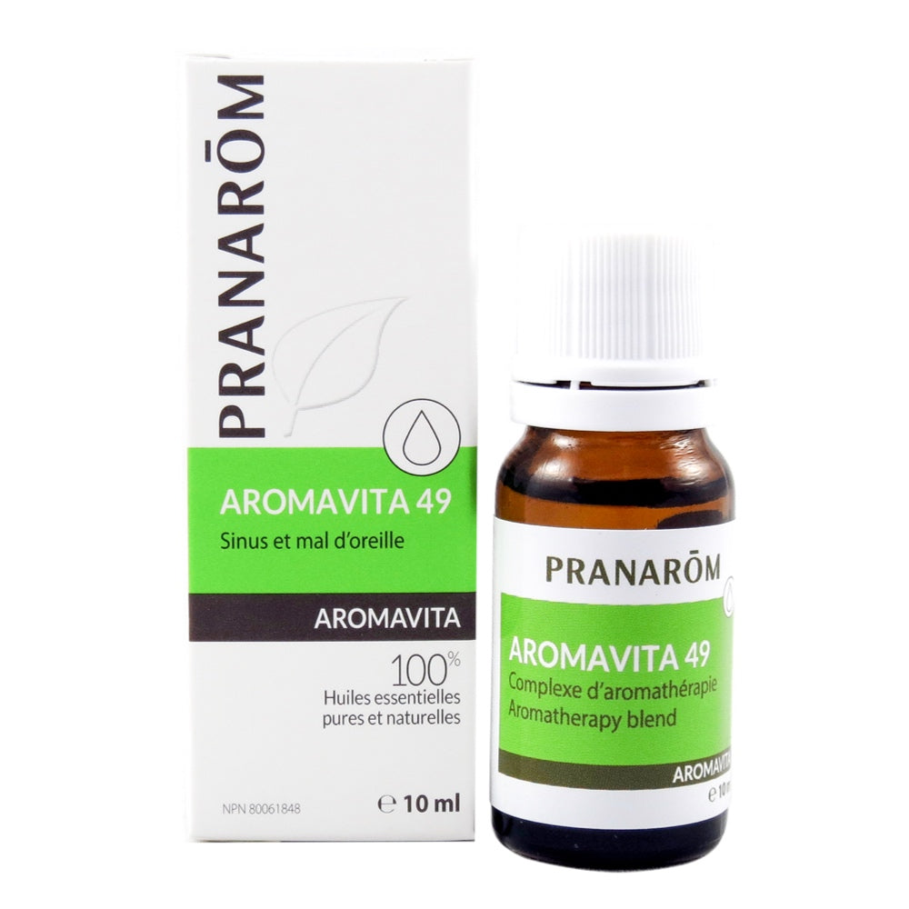 Pranarom Aromavita 49 Sinus et mal d'oreille 10ml