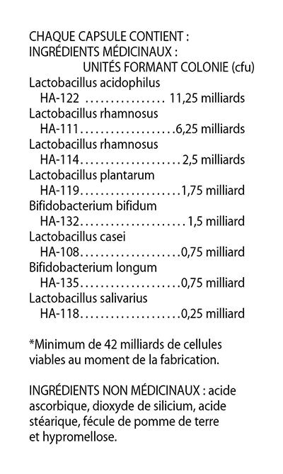 Probiotique Super 8 plus 42 milliards