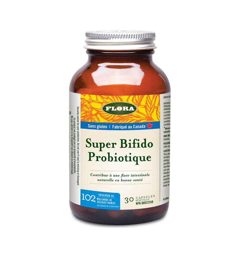 Probiotique Flora Super Bifido 102milliards – Panier Santé Drummondville