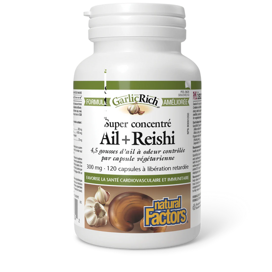 Ail et Reishi 300mg 120 capsule