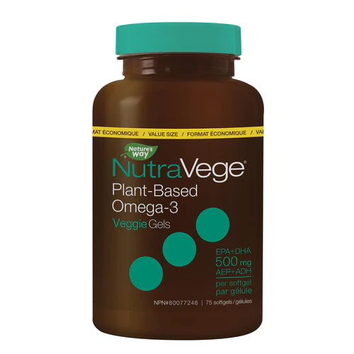 NutraVege omega 3, 500mg 30capsules