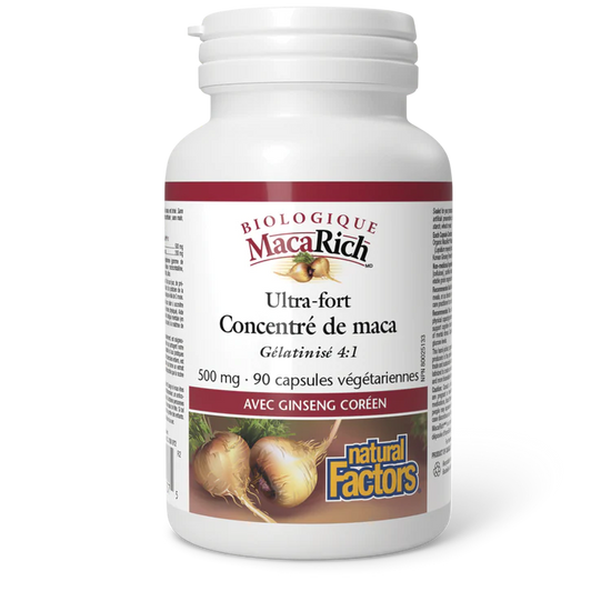 Concentré de maca 500mg 90 capsules