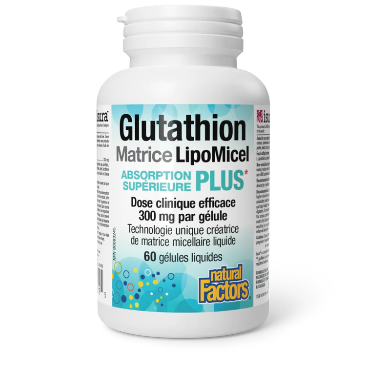 Glutathion Matrice LipoMicel 300mg 60 gélules