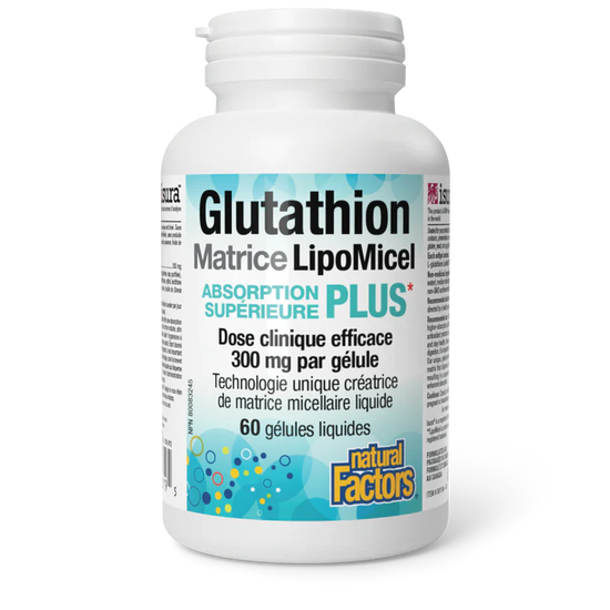 Glutathion Matrice LipoMicel 300mg 60 gélules