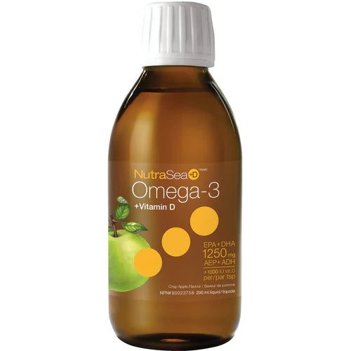 Nutrasea omega 3 +D saveur de pomme 200ml