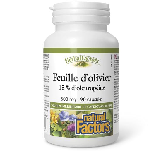 Feuille d'olivier 500mg 90 capsules