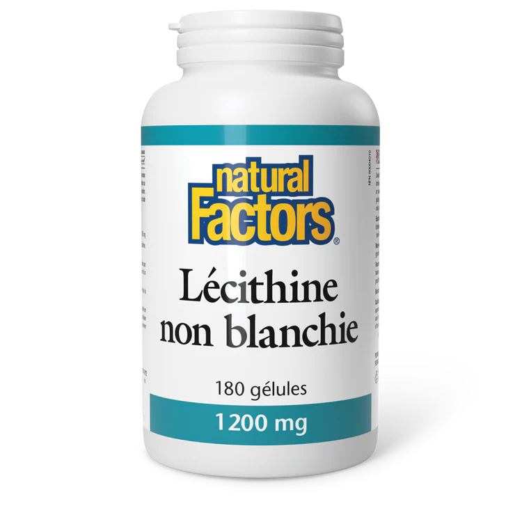 Lécithine non blanchie 1200mg 90 gélule