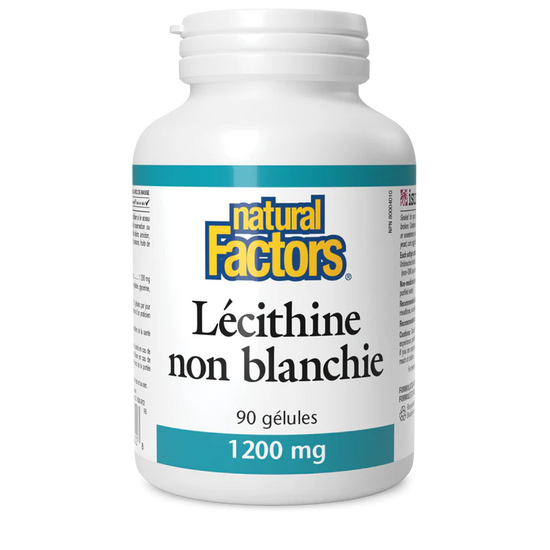 Lécithine non blanchie 1200mg 90 gélule