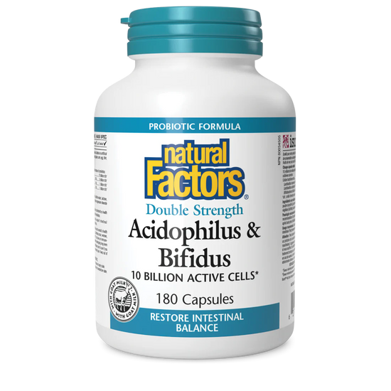 Probiotique double puissance Acidophilus & Bifidus