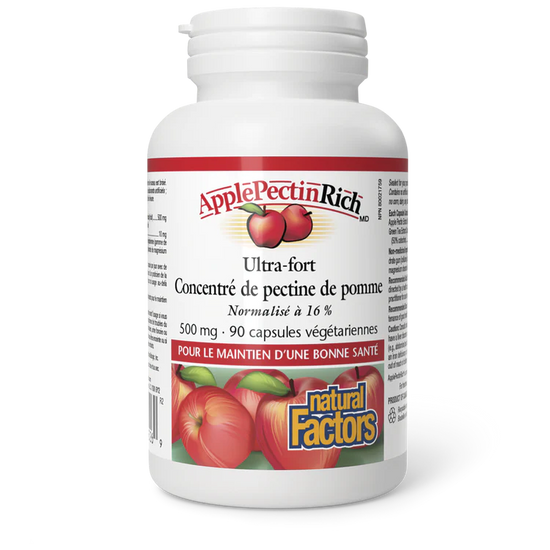 Concentré de pectine de pomme 500mg 90 capsules