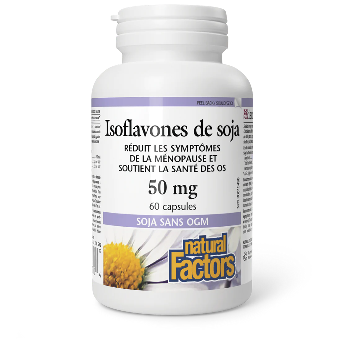 Isoflavones de soja 50mg 60 capsules