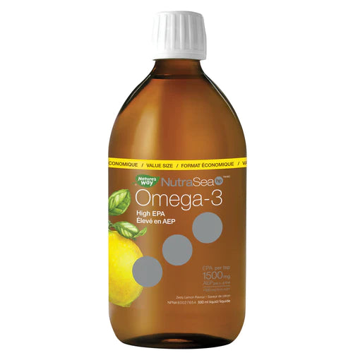 Nutrasea EPA omega 3 1500mg saveur de citron 500ml